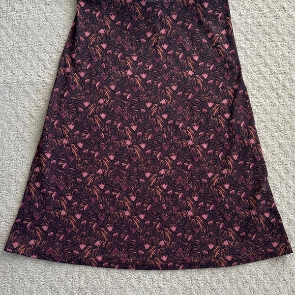 Patagonia Magnolia Spring A-Line Floral Dress Brown/Pink Small Outdoors Travel - Picture 5 of 14